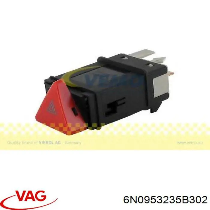 Botão de ativação do sinal de emergência VAG 6N0953235B302 preço, a partir de 33,38 USD