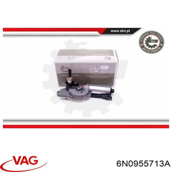 Стеклоочиститель двери задка VAG 6N0955713A цена, от 71.44 USD