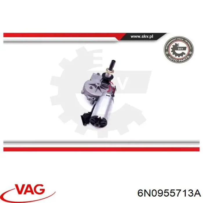 Моторчик заднего стеклоочистителя VAG 6N0955713A