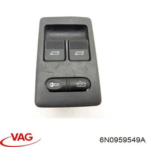 Купить 6N0959549A VAG Кнопки переднего левого стеклоподъёмника