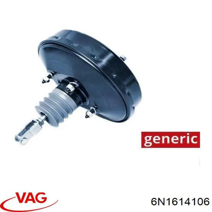 6N1614106 VAG усилитель тормозов вакуумный