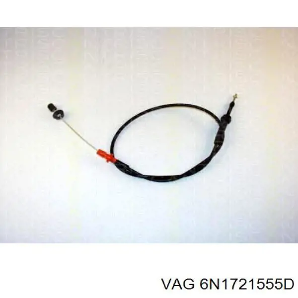 6N1721555D VAG cabo/pedal de gás (de acelerador)
