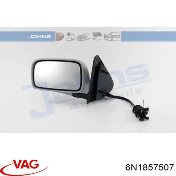 Левое боковое зеркало 6N1857507 VAG