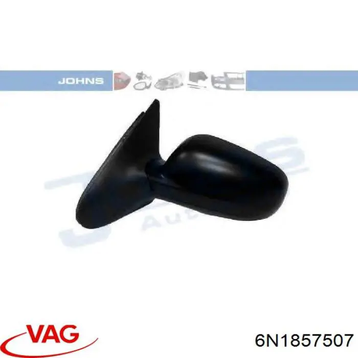 Купить 6N1857507 VAG Наружное зеркало левое