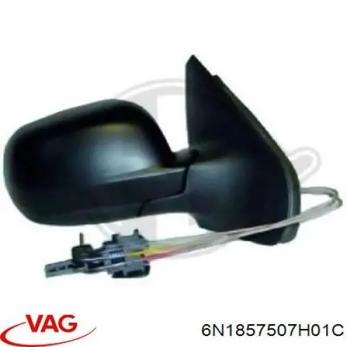 Купить 6N1857507H01C VAG Наружное зеркало левое