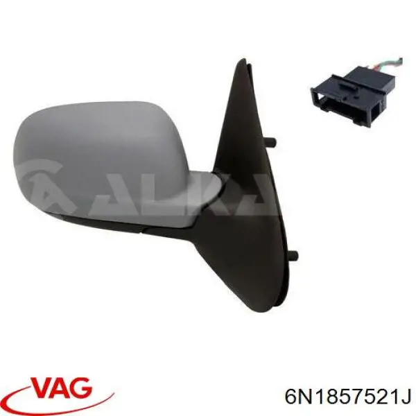 Зеркальный элемент левый VAG 6N1857521J
