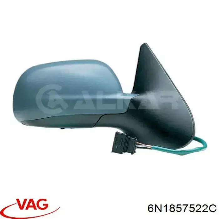 Стекло зеркала заднего вида, правого VAN Wezel 5825838 цена, от 13.85 USD