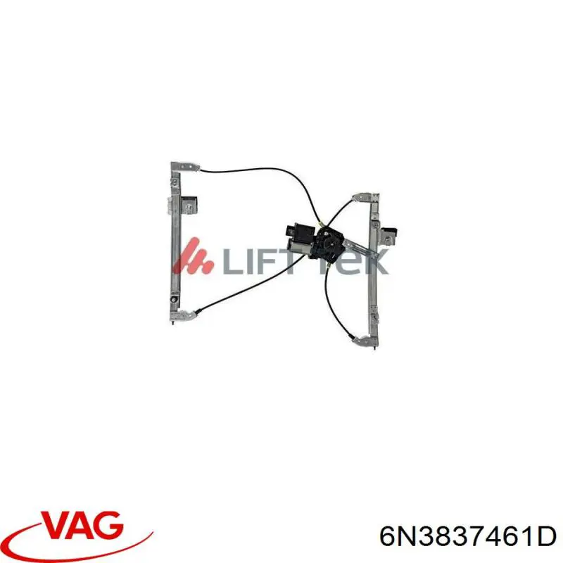 Механизм стеклоподъемника водительской двери VAG 6N3837461D цена, от 38.57 USD