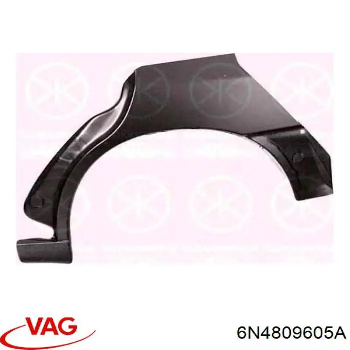 Купить 6N4809605A VAG Крыло заднее левое