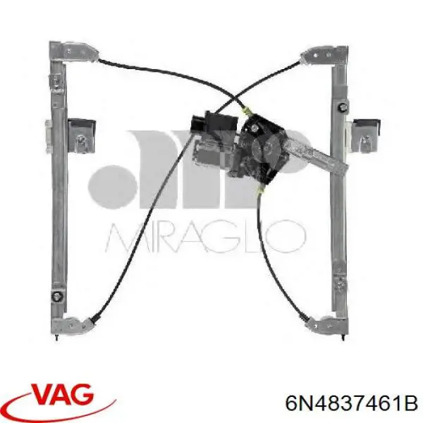 Механизм стеклоподъемника водительской двери VAG 6N4837461B цена, от 181.30 USD