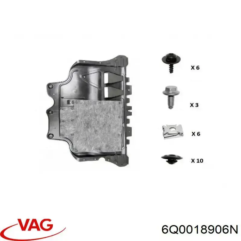 6Q0018906E VAG защита двигателя, поддона (моторного отсека)