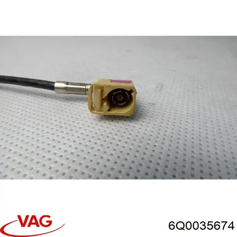 6Q0035674 VAG Cable de antena de radio original y equivalente