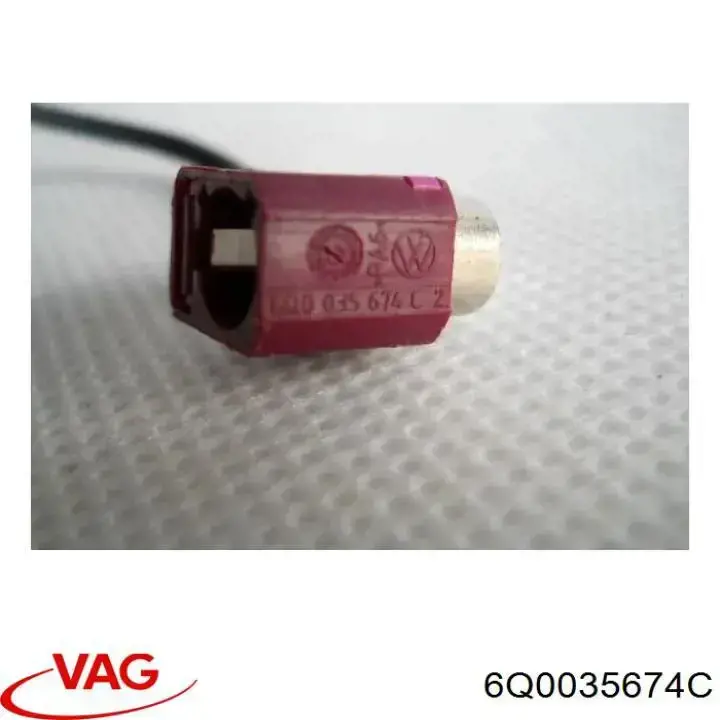 Купить 6Q0035674C VAG Кабель антенны магнитоллы
