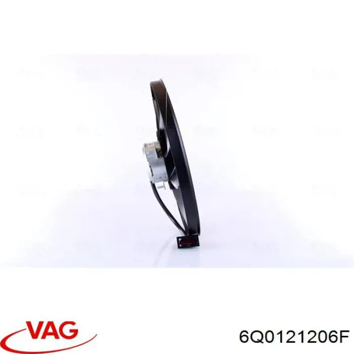 Soporte del motor del ventilador de refrigeración, difusor 6Q0121206F VAG
