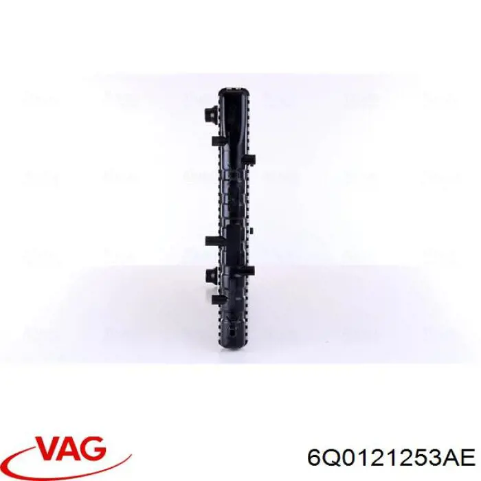 Купить 6Q0121253AE VAG Радиатор водяной
