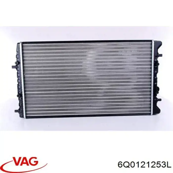 6Q0121253L VAG Радиатор основной