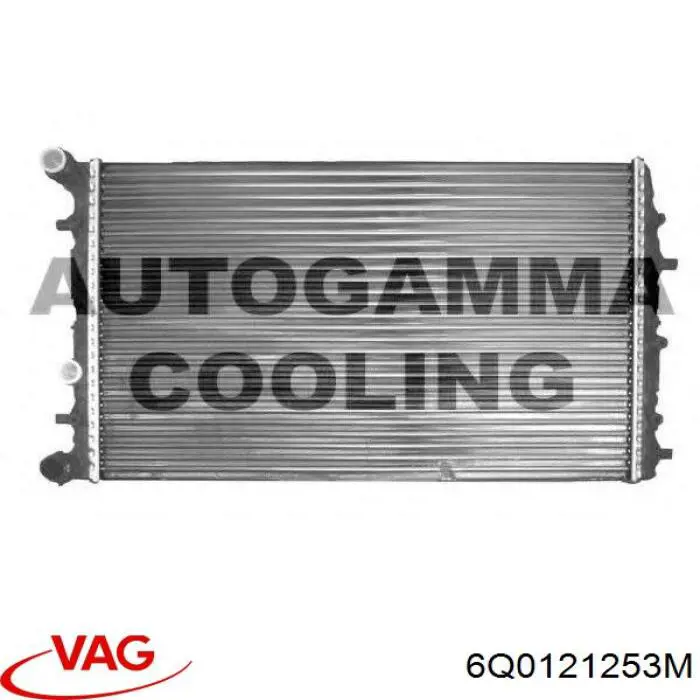 6Q0121253M VAG Радиатор основной