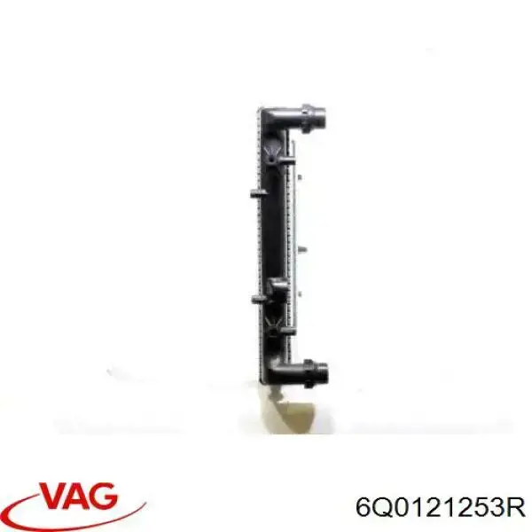 6Q0121253R VAG Radiador de esfriamento de motor