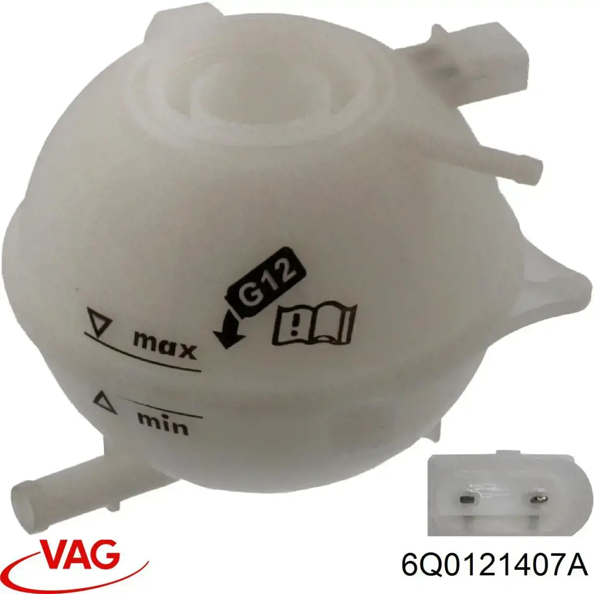 Бачок системы охлаждения двигателя расширительный VAG 6Q0121407A цена, от 8.33 USD