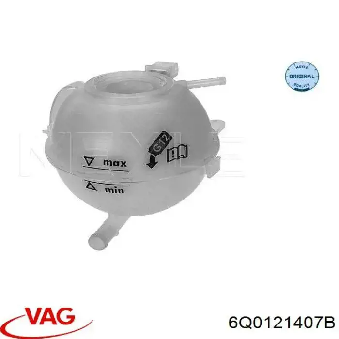 Бачок системы охлаждения двигателя расширительный VAG 6Q0121407B цена, от 10.14 USD