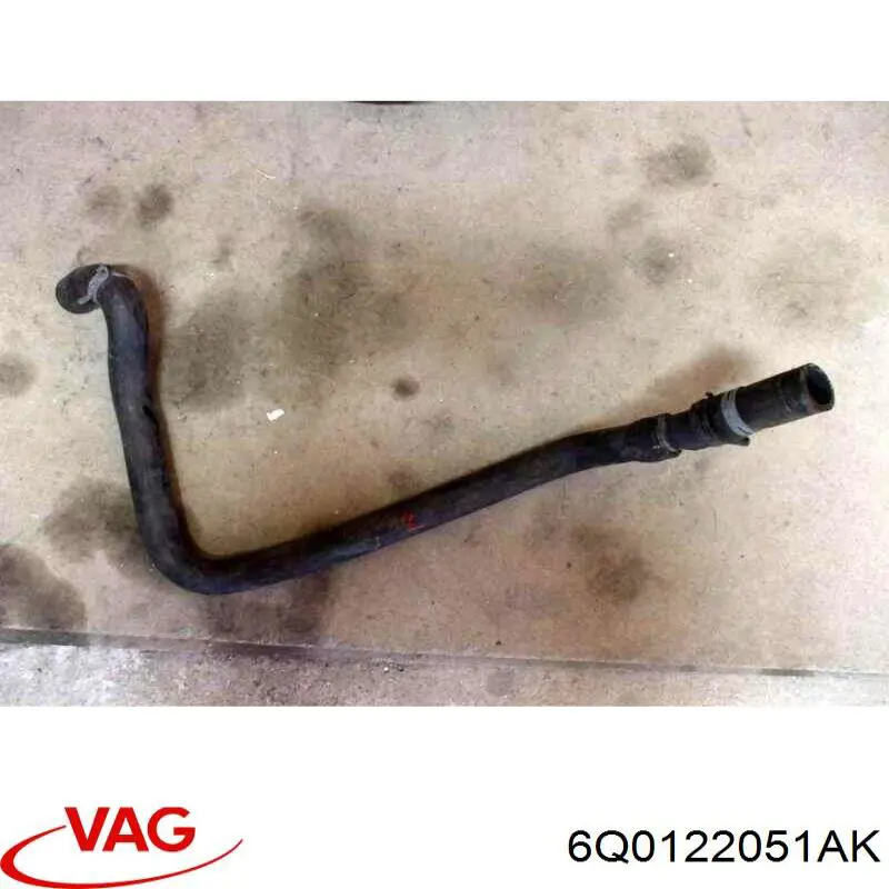 Шланг радиатора, нижний VAG 6Q0122051AK цена, от 19.21 USD