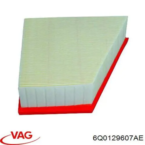 6Q0129607AE VAG caixa de filtro de ar