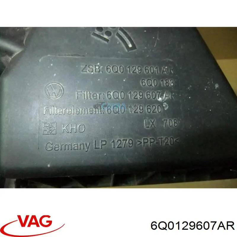 Корпус фильтра 6Q0129607AK VAG