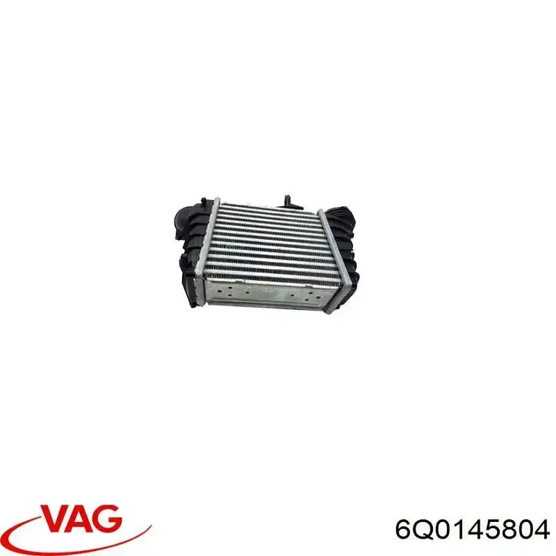 6Q0145804 VAG radiador de intercooler
