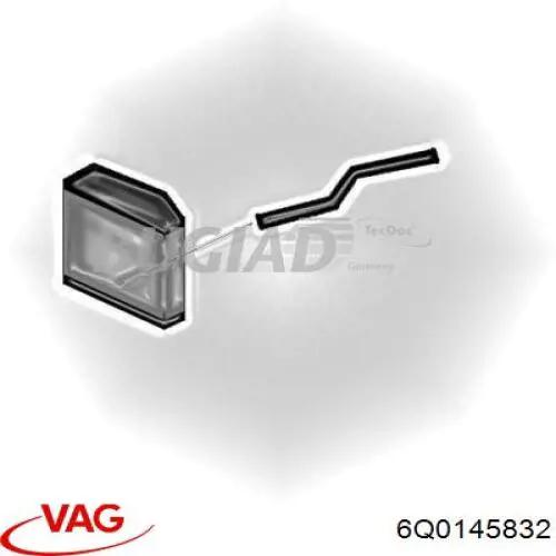 Шланг/патрубок интеркуллера VAG 6Q0145832 цена, от 6.98 USD