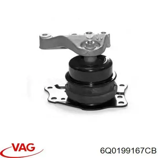 6Q0199167CB VAG подушка (опора двигателя правая)