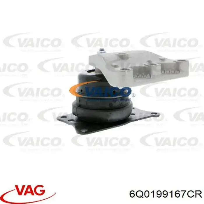 Правая подушка двигателя 6Q0199167CR VAG