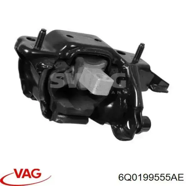 6Q0199555AE VAG coxim (suporte esquerdo de motor)