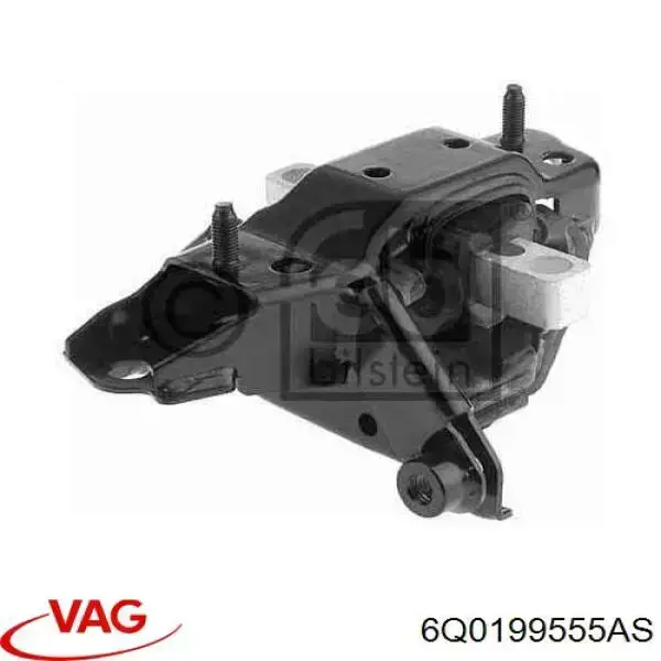 Гидроопора двигателя левая VAG 6Q0199555AS цена, от 23.70 USD
