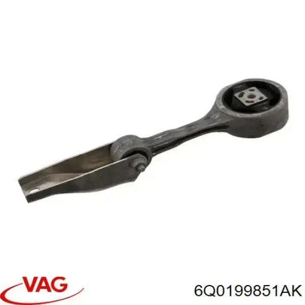6Q0199851AK VAG Coxim (suporte) traseiro de motor