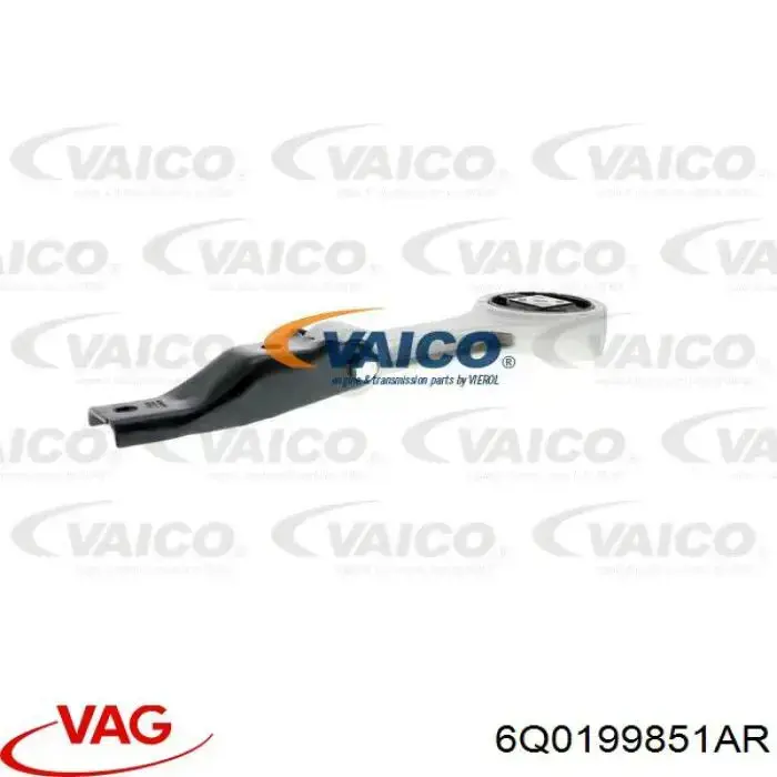 6Q0199851AR VAG Coxim (suporte) traseiro de motor