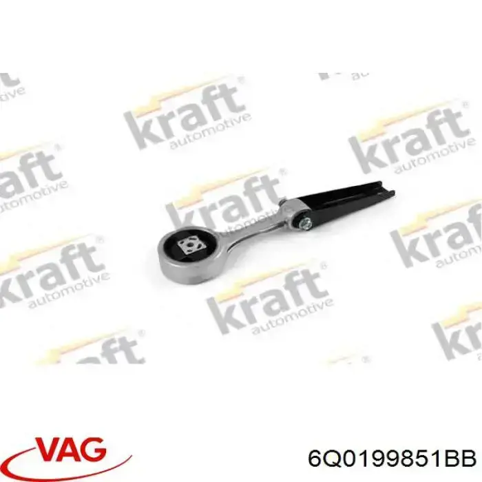 Купить 6Q0199851BB VAG Гидроопора двигателя задняя