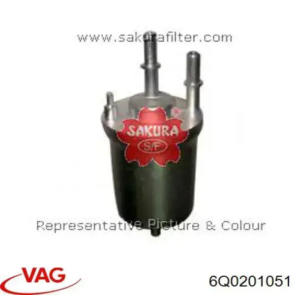 Купить 6Q0201051 VAG Фильтр-отстойник топлива грубой очистки