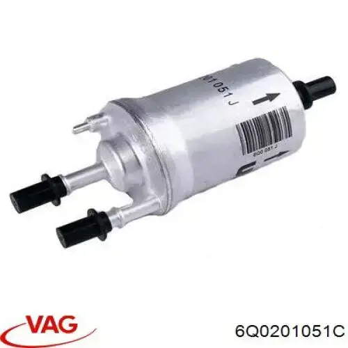 Купить 6Q0201051C VAG Фильтр-отстойник топлива грубой очистки