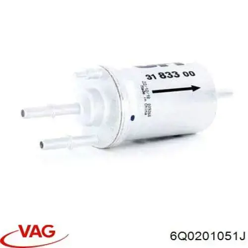 Купить 6Q0201051J VAG Фильтр-отстойник топлива грубой очистки