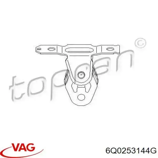 Подушки глушителя VAG 6Q0253144G