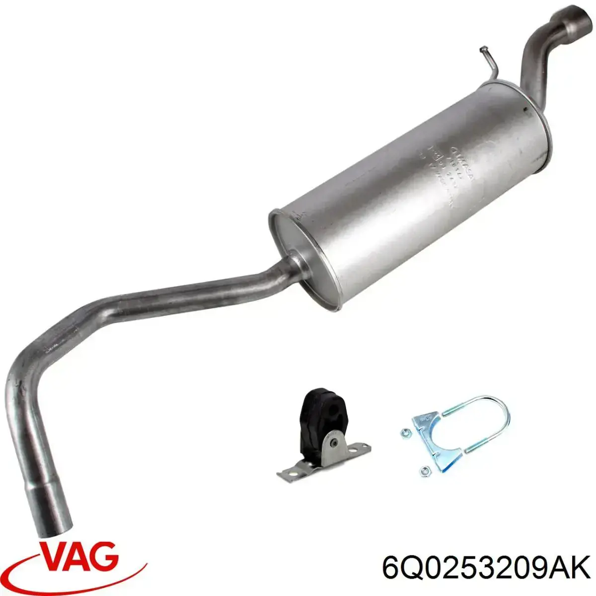 Купить 6Q0253209N VAG Выхлоп центральный
