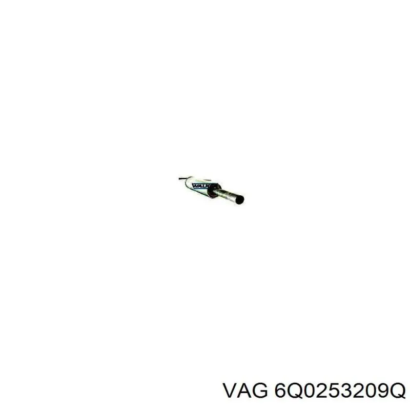 Выхлоп задний VAG 6Q0253209Q цена, от 34.69 USD