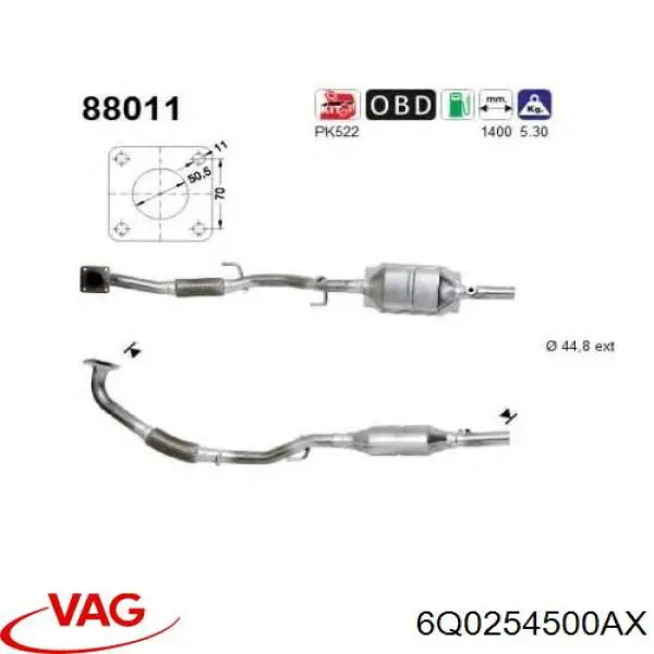  6Q0254500AX VAG