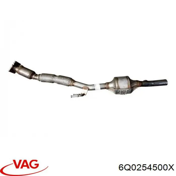Глушитель, передняя часть VAG 6Q0254500X цена, от 50.19 USD