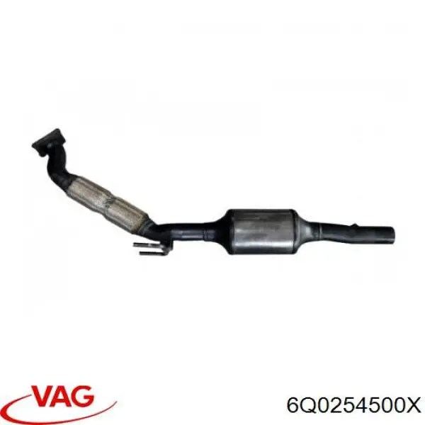 Купить 6Q0254500X VAG Передняя часть глушителя