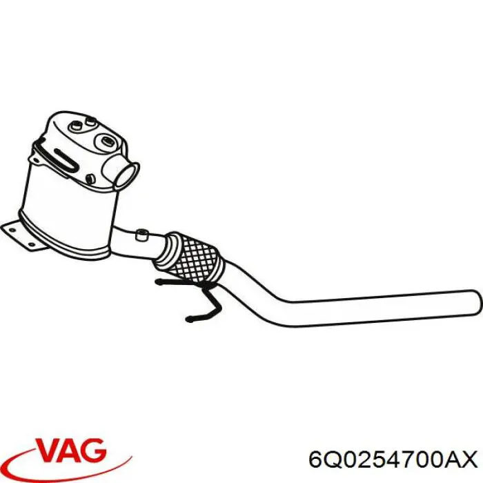 Купить 6Q0254700AX VAG Сажевый фильтр дпф