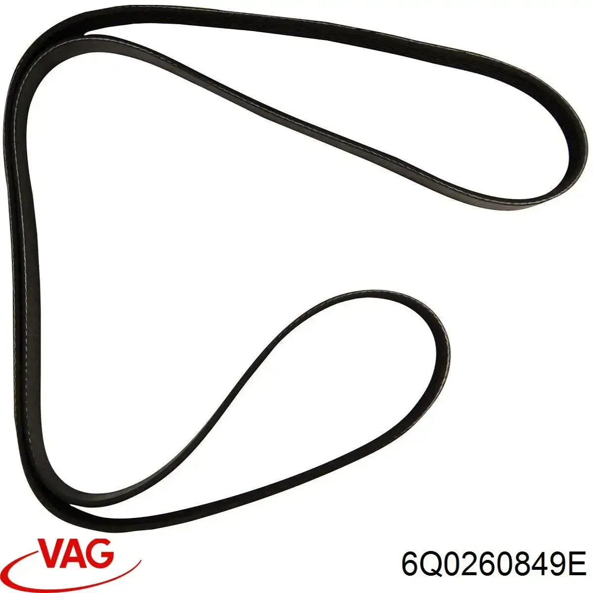 Купить 6Q0260849E VAG Ремень генератора
