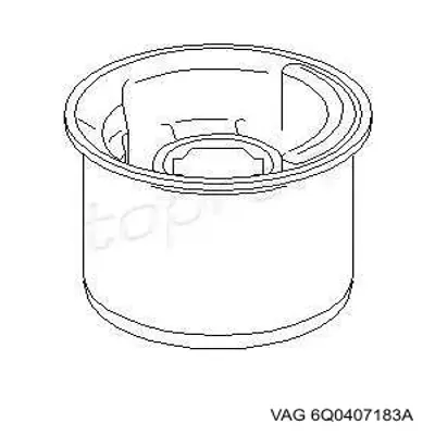 Купить 6Q0407183A VAG Сайлентблок нижний передней подвески