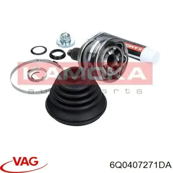 Привод передний левый VAG 6Q0407271DA цена, от 87.81 USD