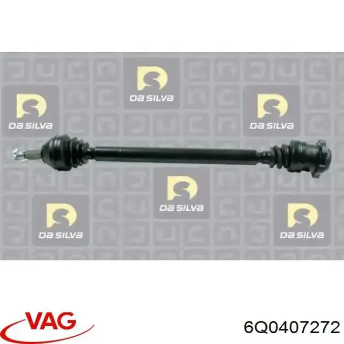 JZW407450LX VAG Полуось передняя, правая